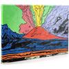 ShopArt Fine Art Prints ShopArt Andy Warhol Vesuvius (Vesuvio) Quadro Stampa Fine Art su Tela Canvas 70×100 cm - Effetto Pennellate a Rilievo Materico, Pronto da Appendere