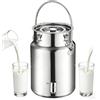 aliooila contenitore olio acciaio con rubinetto taniche di latta per olio da contenitore per latte in acciaio inox per cucina e uso domestico,A-3Liters