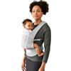 Ergobaby Omni Lite, marsupio per neonati e bambini da 0 a 24 mesi, grigio | Marsupio ergonomico in rete con supporto per testa e collo, posizione sana sui fianchi, da 3,2 a 15,9 kg