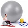 Relaxdays Palla fitness, taglie e colori | con pompa, anti-scoppio, 150 kg, PVC, palla fitness per yoga e pilates, palla seduta ufficio
