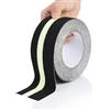 OTraki Adesivo Antiscivolo Nero Nastro Antiscivolo 50mm*10m, Nastro Catarifrangente Adesivo Strisce Antiscivolo, Pavimento Pvc Adesivo Per Scale, Gradini, Pavimenti Scivolosi Interno E Esterno