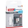 tesa Powerstrips Carta da Parati e Intonaco - 0,5 kg - Confezione da 9 | Strisce Adesive per Carta da Parati e Intonaco - Ricambi per Chiodi Adesivi tesa - Capacità Massima 0,5 Kg per Striscia