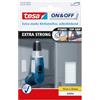 Tesa 84466 Nastro 0,1X50 Bianco (55228-00003-01) | Strisce Autoadesive a Strappo per il Fissaggio di Oggetti Pesanti - Tenuta Forte Grazie ai Ganci a Forma di Artiglio