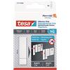 tesa 77771-00002-00 - Strisce adesive rimovibili per appendere quadri, colore: Bianco