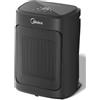 Midea Stufetta Elettrica Da Tavolo Midea, Termoventilatore Ceramico PTC Da 2000 W Con 4 Modalità, Stufetta Portatile, Silenziosa E Potente, Protezione Da Surriscaldamento e Ribaltamento, Timer 24 Ore, ECO"