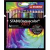 STABILO - Matita colorata acquarellabile - STABILOaquacolor | ARTY, Astuccio da 24, Colori assortiti
