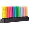 STABILO - Evidenziatore - BOSS ORIGINAL | Desk-Set, 15 Colori Assortiti 9 NEON + 6 Pastel