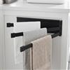 OTraki Portasciugamani da Bagno Pieghevole in Fibra di Carbonio Magnetico, Senza Foratura, Portasciugamani Salvaspazio per Frigoriferi Bagno e Cucina