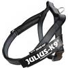 Julius-K9 Pettorina a Fascia Color & Gray, Taglia Mini-Mini, Nero/Grigio