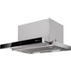 KOMPATIC Cappa telescopica Kompatic Novia 60 KNA60TS, motore brushless 800 m³/h, apertura automatica a gesti, classe A+++, touch, 3 velocità, Boost e Super Boost, LED, timer, Inox