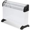 Avilia Termoconvettore Elettrico Silenzioso 2000W - Stufa Elettrica con Piedini Antiscivolo - 3 Impostazioni di Riscaldamento - Protezione Antisurriscaldamento - Ideale per Ambienti Grandi BIANCO