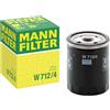 Mann Filter MANN-FILTER, W 712/4 Filtro olio | Per Off-Highway, Massime prestazioni filtranti, Protezione motore, Guarnizione alta qualità, Qualità originale OE