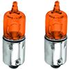 cyclingcolors 2x lampadina 12V 10W BA9S arancione lampara faro angel eyes luce auto moto