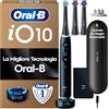 Oral-B iO 10 Spazzolino Elettrico, 3 Testine di Ricambio, Custodia, Nero | 3 Testina di Ricambio per Spazzolino Elettrico, Ricaricabile, Custodia da Viaggio Ricaricabile, Pulizia Denti Efficace