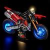 BrickBling Set di luci a LED compatibile con moto Lego 42238 Ducati Desmo450 MX | (senza modello), set di illuminazione decorativa, montaggio semplice e illuminazione stabile, regalo perfetto per le feste