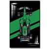 Generic Pannello di montaggio a parete compatibile con LE*GO Technic 42240 Aston Martin Aramco AMR25 Formula 1 Race Ca - Supporto da parete per auto F1 42240 50 x 80 cm (modello non incluso), C