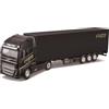 Burago Bburago B18-31461T Street Fire HAULERS con rimorchio pressofuso camion Volvo FH16 Globetrotter 750 XXL-1:43 modellino giocattolo da collezione, disegni e colori assortiti