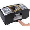 Tibeoyad Mescolatore Automatico di Carte , Blackjack di Lusso con Venature del Legno Gioco Casino Poker Shuffle Machine