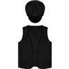 DiULi Costume da Ragazzo Vittoriano, Costume Vittoriano per Bambini, Vestito Medievale Bambini, per Carnevale, Festa, Cosplay, Disponibile Taglia S-XL
