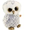 TY Beanie Boos - Owlette la Civetta, con Occhi e Becco Dorati Glitter, Il Peluche con Gli Occhi Grandi Scintillanti, Multicolore - 28 Cm - T37086
