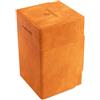 Asmodee Gamegenic Watchtower 100+ XL - Scatola Porta Carte Convertibile, Doppia Custodia, Protezione per Giochi di Carte, Superficie Nexofyber, Contiene Fino a 100 Carte, Colore Arancione, Realizzata