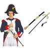 CARTOON Spada Nobile Giocattolo 72 cm con Fodero - Accessorio Costume Carnevale