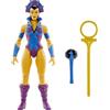 Masters of the Universe Origins - Evil-Lyn Collezione Cartoon, action figure articolata alta 14+ cm, con armatura, bacchetta e scettro inclusi, giocattolo per bambini, 6+ anni, HYD35