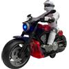 Generico Moto Giocattolo Luci e Suoni Reali Moto con Pilota Grande da Corsa a Frizione Super Racing Motorcycle Motocicletta Giocattolo da Strada Sportiva Giocattoli Motocicletta Gioco ,colori assortiti (A)