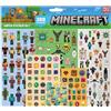 Pyramid International Set di 300 adesivi con personaggi Minecraft, prodotto con licenza ufficiale