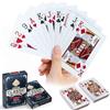 Wugauwor Carte da Gioco Impermeabili 2 Pack, Carte Poker Professionali In Plastica, Giochi di Carte per Campeggio, Viaggi e Feste, Mazzo di Carte da Gioco dal Negro, Plastic Playing Cards, Rosse