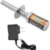 OGUNKE RC Nitro Glow Plug Accenditore Strumenti di avviamento con Caricabatteria per HSP Redcat e 1/8 1/10 Motore Nitro RC Auto Buggy Truck Modello