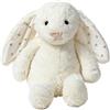 HOMEXYLYL Peluche di coniglio, stella di peluche di coniglio stampata | Peluche morbido e soffice seduto, decorazione da compagnia, regalo di festa