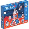 GEOMAG Costruzioni Magnetiche per Bambini 5 Anni + a Tema Spazio, 80Pz | Mars Exploration, Giochi STEM Educativi con Personaggi e Carte, 100% in Plastica Riciclata, Idee Regalo Natale Compleanno