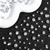 Bremorou 288 pezzi di strass per tessuti, colla per strass su tessuto, glitter da applicare con il ferro da stiro per tessuti, retro di cristallo, artiglio, strass, pietre preziose per gioielli fai da te
