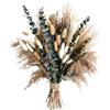 ZOVRIXIA 100 Pezzi Erba Della Pampas Decorative, 44CM Pampa Fiori Secchi Decorativi | Pampa Naturale per Soggiorno, Camera, Tavolo Matrimonio, Giardino, Casa, Vasi, Feste, Fiori Secchi Decorazione in Stile Boho