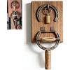 Generic Apribottiglie a ferro di cavallo da parete, in ghisa, design rustico a ferro di cavallo, decorazione vintage per bar e cucina, resistente, apribottiglie manuale regalo