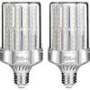 SAUGLAE Lampadine LED da 32W, 260W Lampadine a Incandescenza Equivalenti, Bianco Naturale 4000K, 3600Lm, E27 Vite Edison, 2 Pezzi