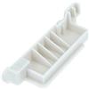 vhbw Apriporta per microonde compatibile con Samsung MG22M8054AK/ET, MG22M8054AK/OL - leva per meccanismo porta, bianco