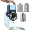 Generico Grattugia Elettrica Automatica Per Formaggio Affettatrice da Cucina | Tritatutto Elettrico per Carote per Cucina Domestica Cottura Preparazione Pasti Lavorazione Alimenti Catering Ristorante