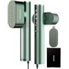 Jack & Rose Jack&Rose - Vaporiera da viaggio per vestiti, ferro da stiro portatile a | Doppia tensione per globale, portatile, riscaldamento 15s, vapore e ferro portatile 2 in 1, spegnimento automatico