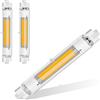 GFDYTG Lampadine LED R7S 118 mm dimmerabili, 30 W bianco caldo 3000 K LED R7S equivalenti a lampadina alogena 300 W, senza sfarfallio, 3000 lm, illuminazione a fascio 360 gradi, AC 220-240 V