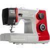 VERITAS Macchina da cucire Power Stitch PRO I 17 programmi I Tensione automatica del filo & Aiuto per l'infilatura I Tagliafili I Lunghezza del punto regolabile I Luce LED per cucire (grigio-rosso)