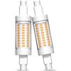 Lamptobe Lampadine LED R7S 78mm 6W, Dimmerabile Bianco Caldo 2200K 500Lmen Luce Blu Free J78 LED Lineare per Lampada da Terra, Lampada da Tavolo, Lampada da Comodino, AC 220V-240V(2-Pezzi)