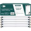 CLAR - Lampada Fluorescente T5 6W, Tubo Neon, 21,2 x 1,6 cm (Confezione da 5)