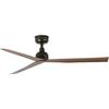 FARO BARCELONA 34372 - MARINE M Ventilatore da soffitto marrone/noce IP44