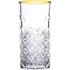 Pasabahce, Serie Timeless, Multiuso, Lavabile in lavastoviglie, Set di 4 Pezzi (295 ml Gold)