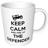 Top Banana Gifts Keep Calm and Fire Up The Defender - Tazza in ceramica con foto
