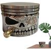 Generic Scultura del Viso del Cranio A Pistone A Mano - Decorazioni d'arte Industriali Decorazione Del Garage Cool | Ornamenti per Gli Amanti Della Manutenzione Automobile Home Tabletop Objects