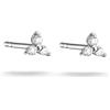 THOMAS SABO Orecchini A Lobo Con Zirconia Bianca