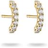 Thomas Sabo Orecchini a bottone classici, Lega Premium placcato oro 18k